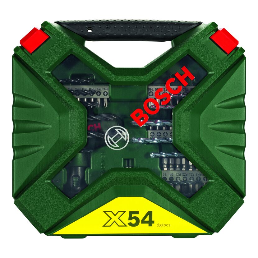 Bohrer- und Schrauber-Set 'X-Line' 54-teilig