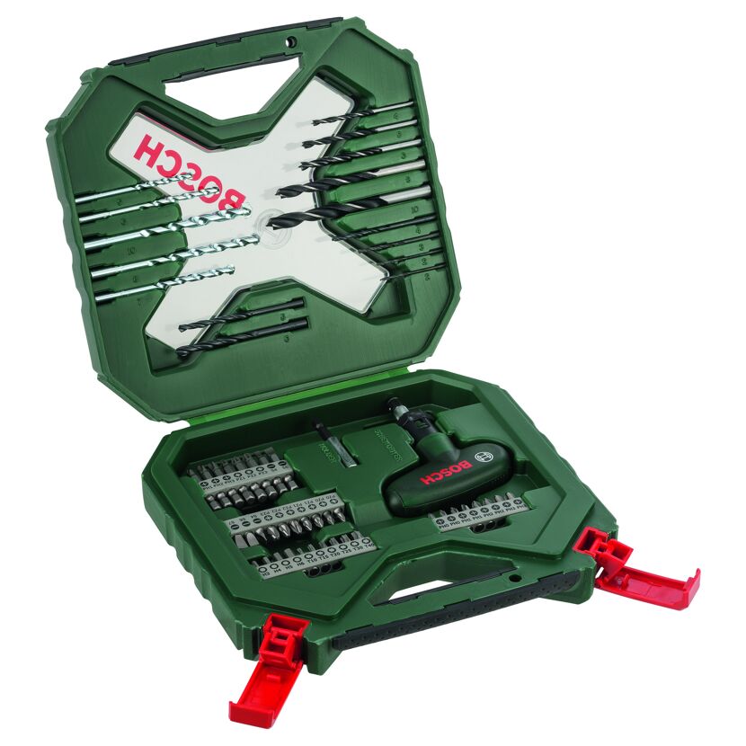 Bohrer- und Schrauber-Set 'X-Line' 54-teilig