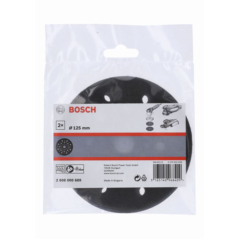 Schleiftellerschoner 'Pro' Ø 125 mm für Exzenterschleifer 2 Stück