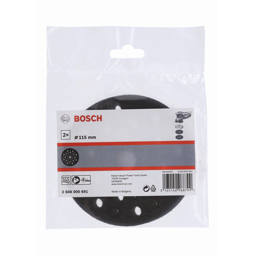 Schleiftellerschoner 'Pro' Ø 115 mm für Exzenterschleifer 2 Stück