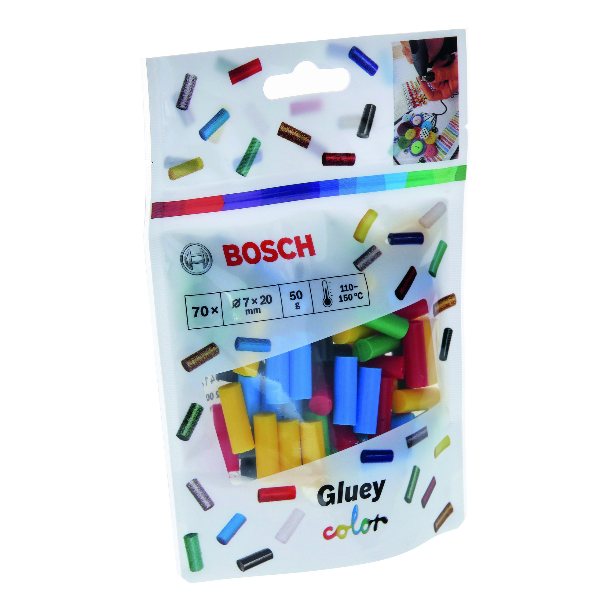 Heißklebesticks 'Gluey Color' 70 Stück + product picture