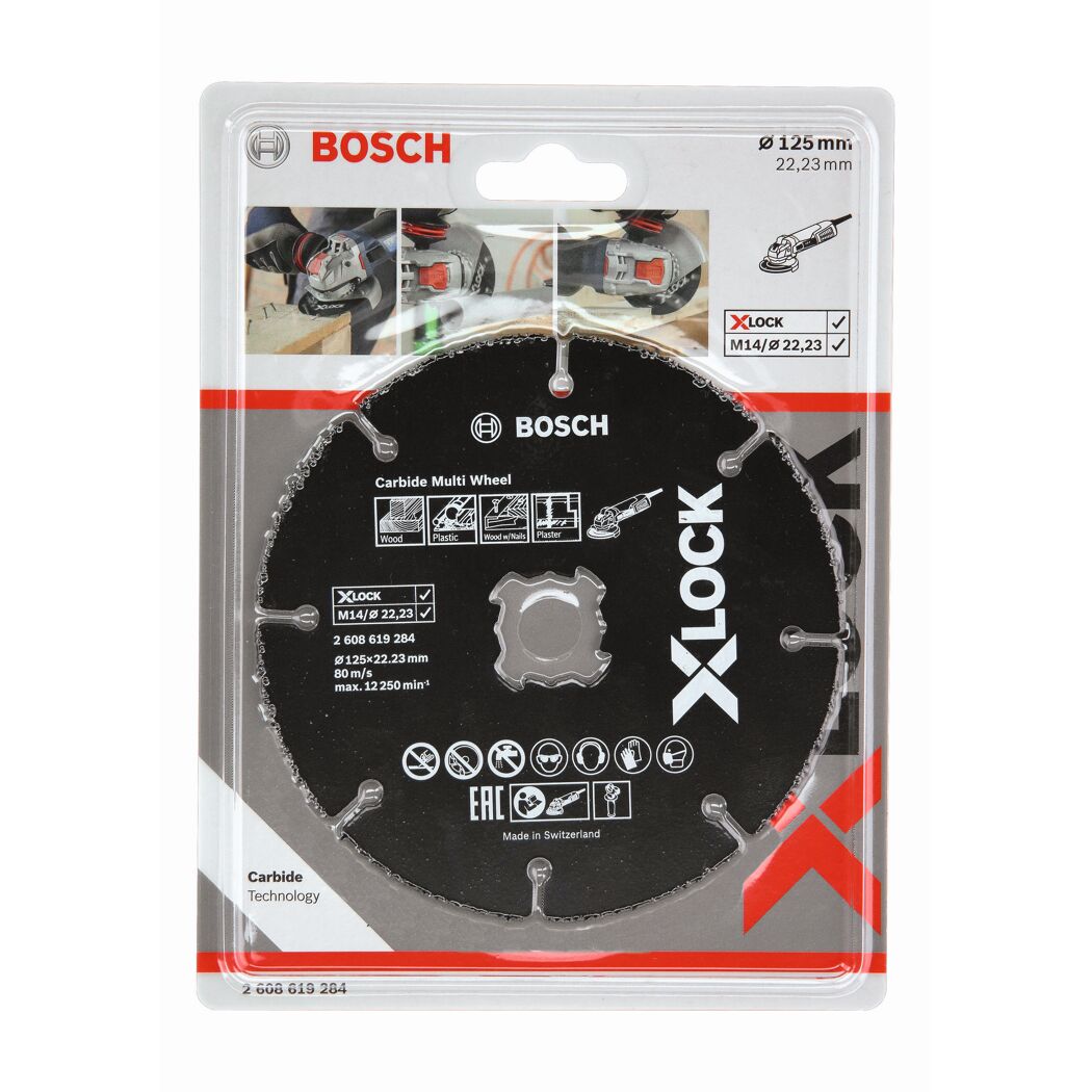 Bosch X-LOCK Trennscheibe, 125 mm Durchmesser