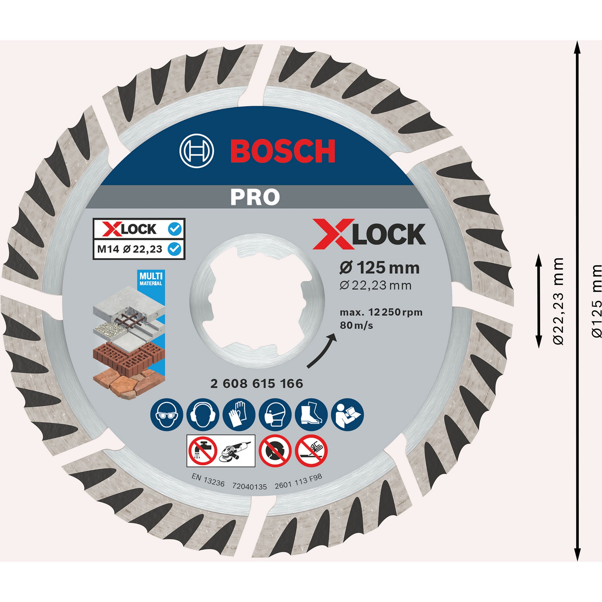 X-LOCK Diamant Trennscheibe Universal