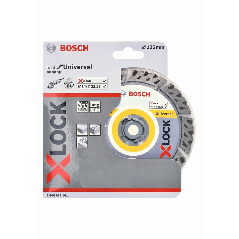 Bosch X-LOCK Diamant-Trennscheibe Universal 125 mm