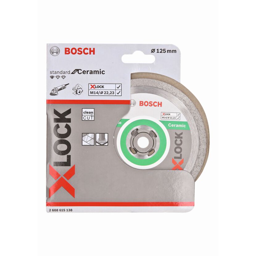 Bosch X-LOCK Diamant-Trennscheibe für Keramik, 125 mm