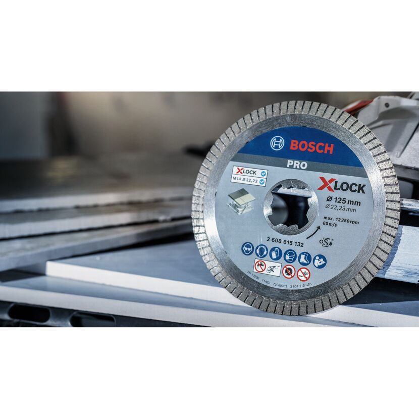 Bosch X-LOCK Diamant-Trennscheibe für Keramik