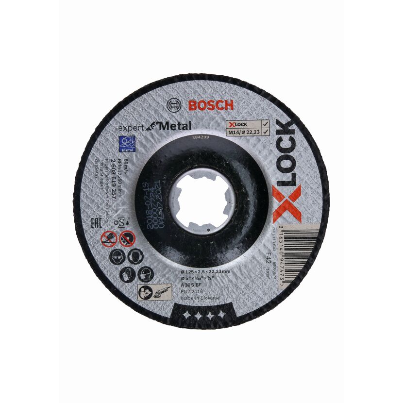 Bosch X-LOCK Trennscheibe für Metall