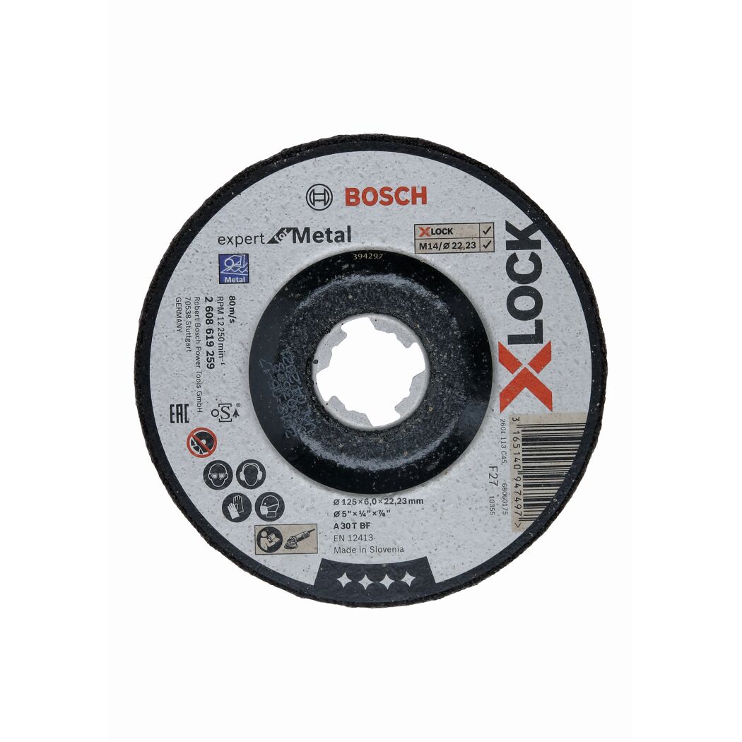 Bosch X-LOCK Schruppscheibe für Metall