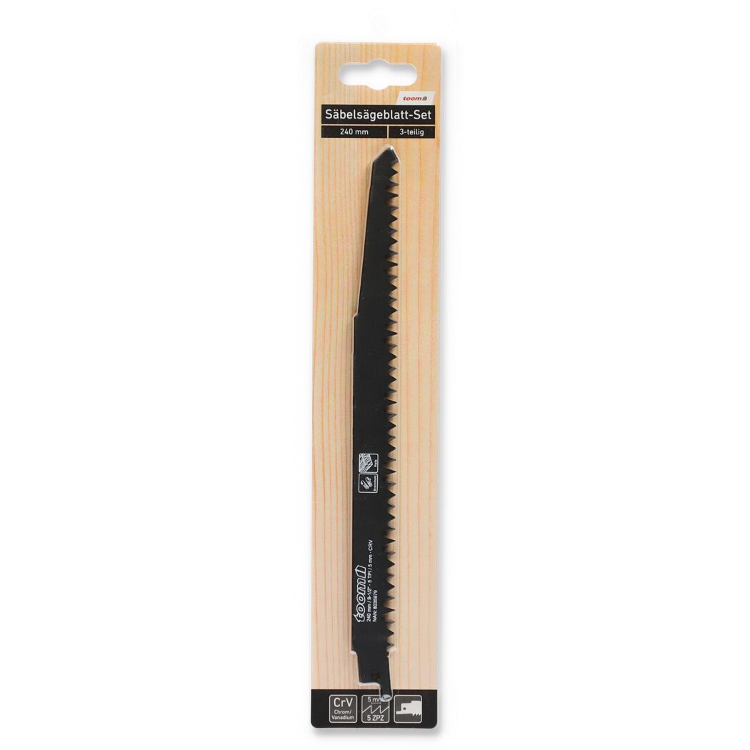Säbelsägeblatt Set 3-teilig 240 mm