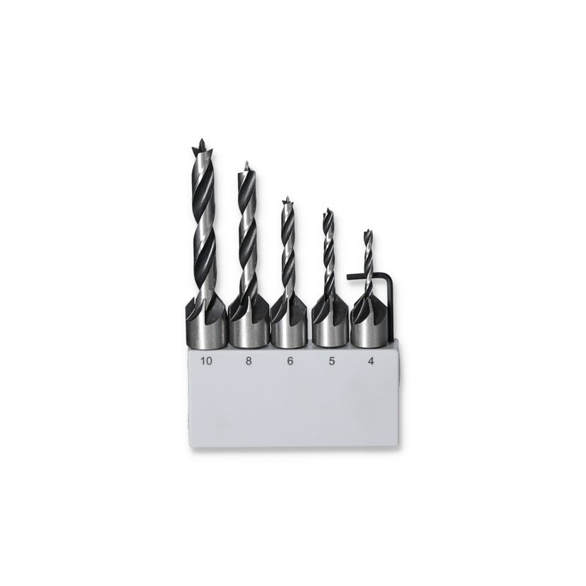 Holzbohrer- und Kegelsenker-Set Ø 4 - 10 mm 6-teilig