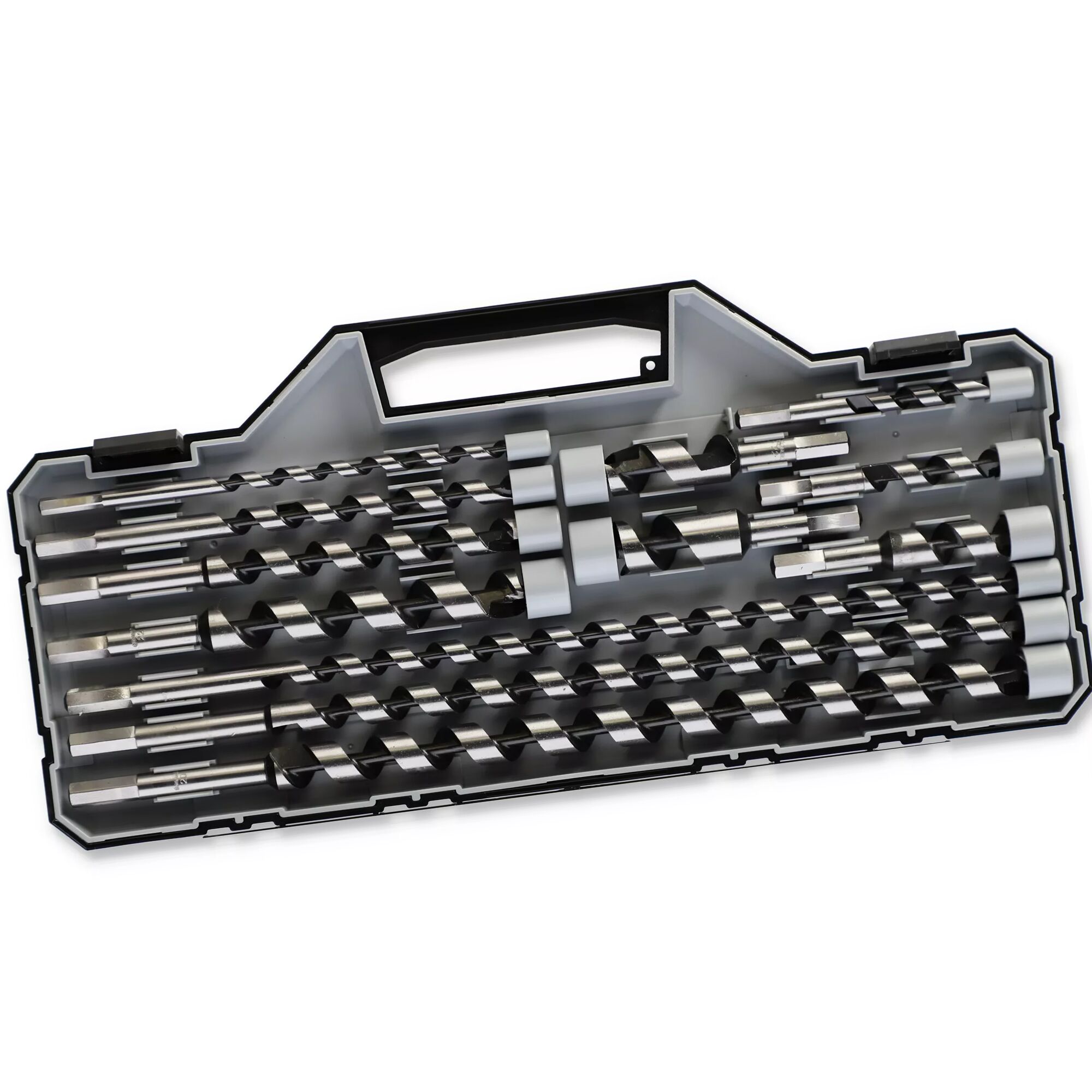 Schlangenbohrer-Set, 12-teilig, im Kunststoffkoffer