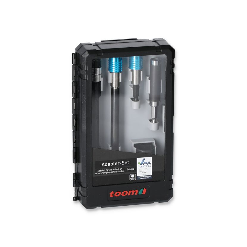 toom Adapter-Set 5-teilig in Kunststoffbox