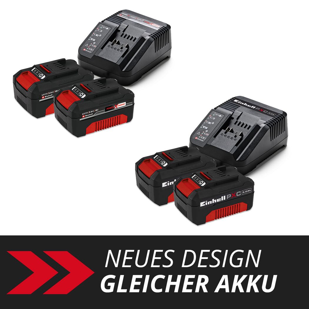 Akku-Starter-Set 'PXC' 2 x 3 Ah Akkus, Power X-Change