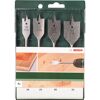 Flachfräsbohrer-Set von Bosch, vier Größen