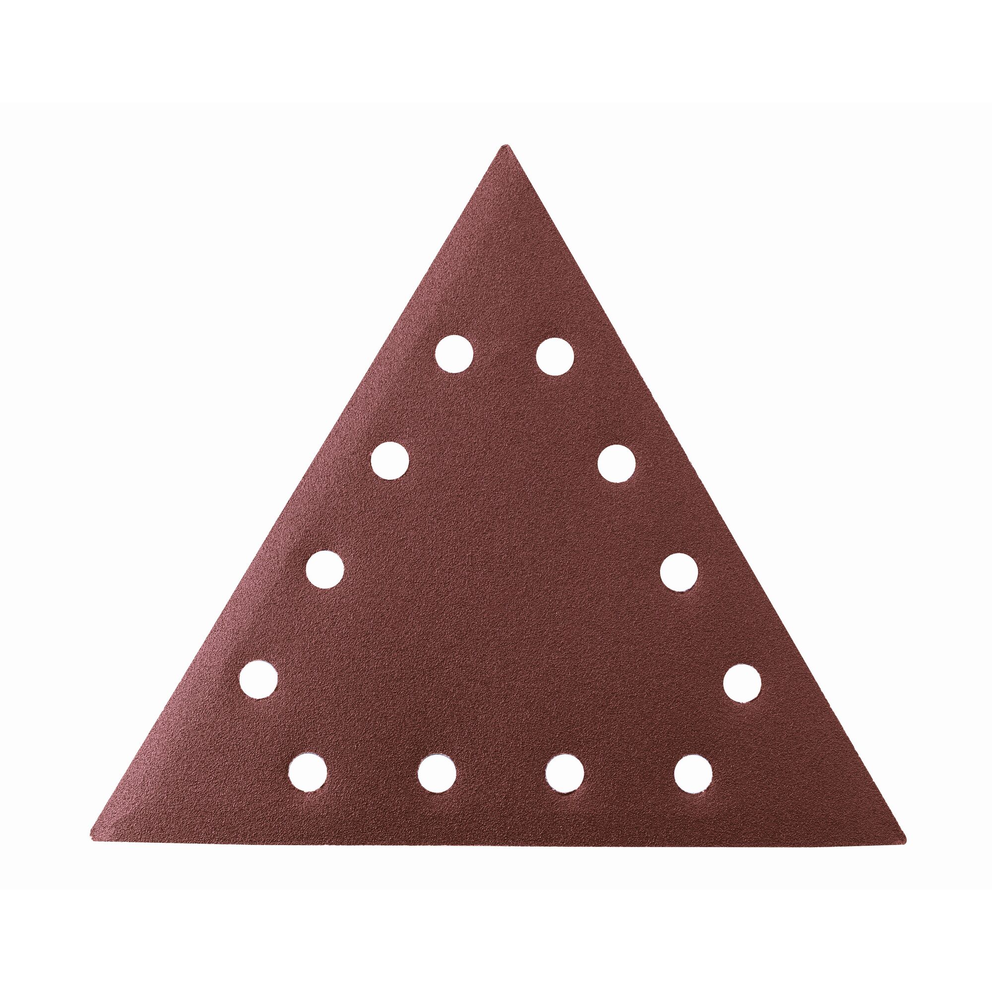 Dreieckiges Schleifpapier mit Löchern