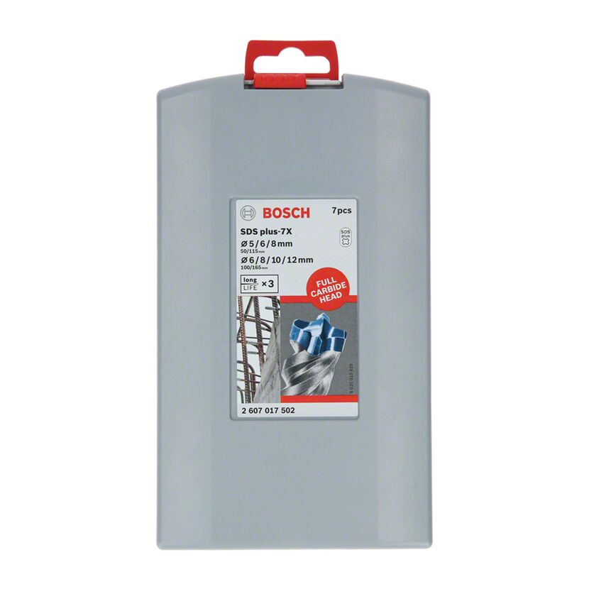 Bosch SDS plus-7X Bohrer-Set, 7-teilig