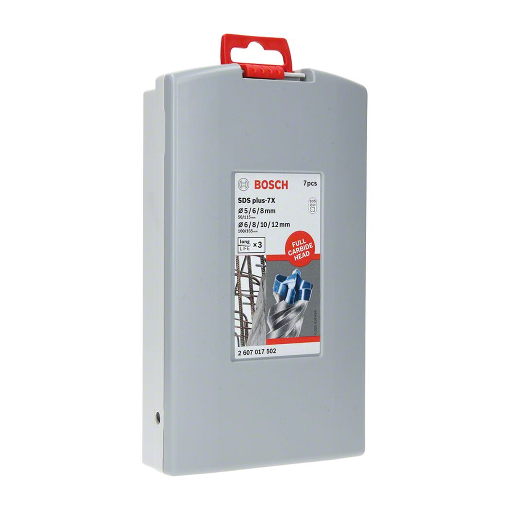 Bosch SDS plus-7X Bohrer-Set, 7-teilig