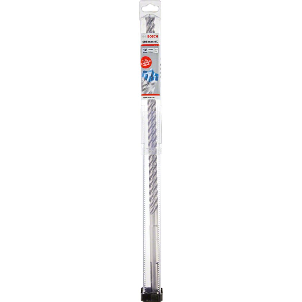 Hammerbohrer max-8X 18 x 400 x 540 mm in Verpackung