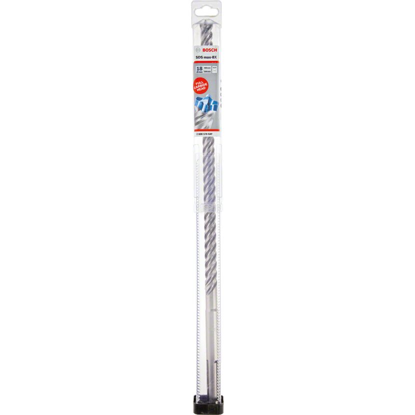 Hammerbohrer max-8X 18 x 400 x 540 mm in Verpackung