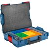 Blaue Sortierbox L-BOXX von Bosch mit Unterteilung