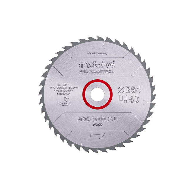 Bild von Kreissägeblatt 'Precision Cut Wood Professional' 254 x 2,4 x 30 mm