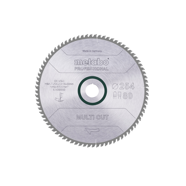 Bild von Kreissägeblatt 'Multi Cut Professional' 254 x 2,4 x 30 mm
