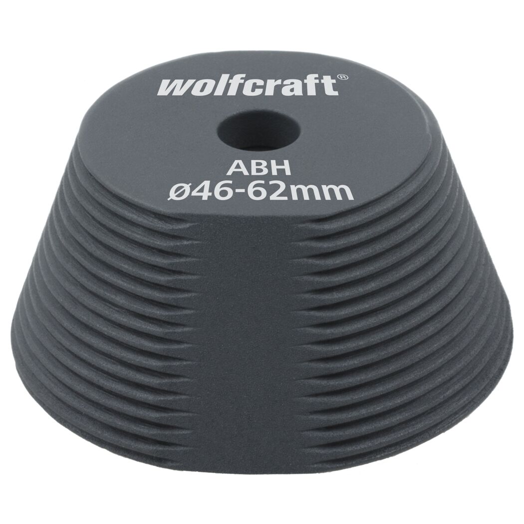 Wolfcraft Aufbohrhilfe, Ø 46-62 mm