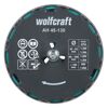 Wolfcraft AH 45-130 Lochsäge, grauer Aufsatz
