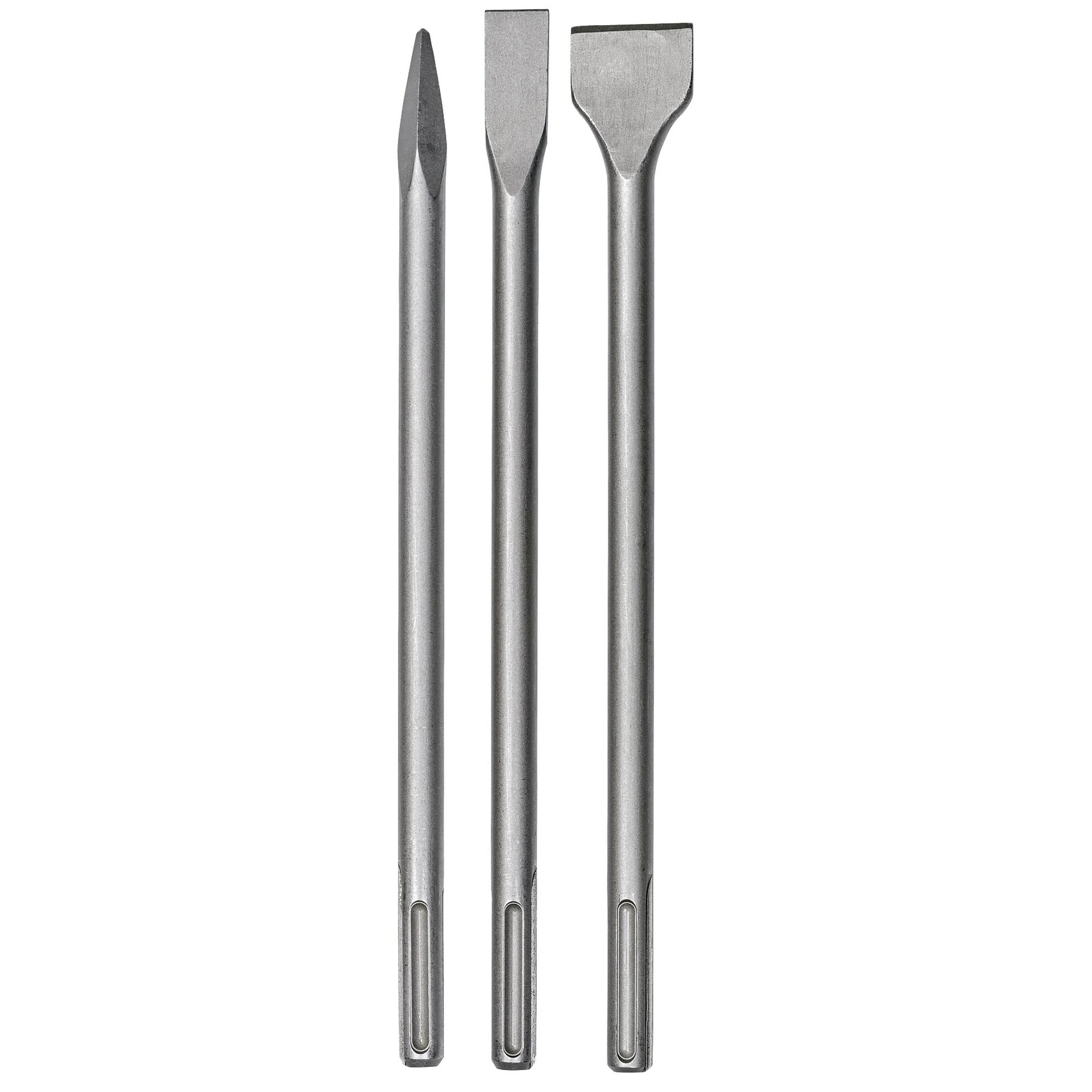 Drei verschiedene SDS-MAX Meißel