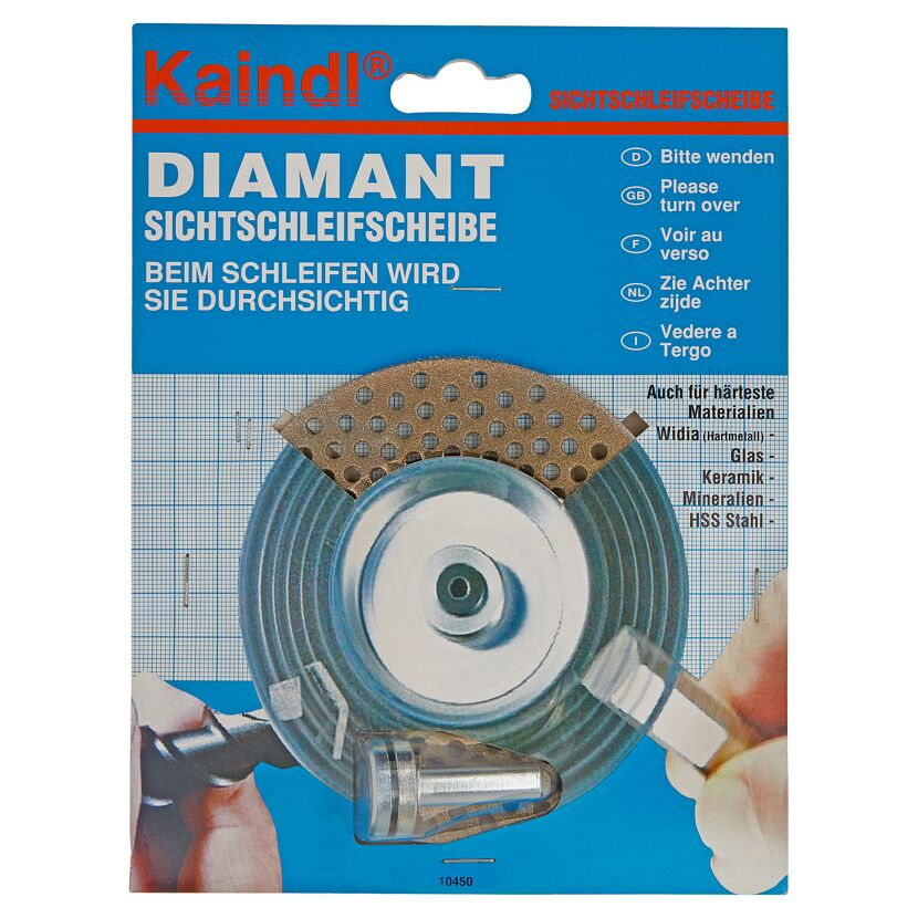 Kaindl Diamant-Sichtschleifscheibe mit Dorn
