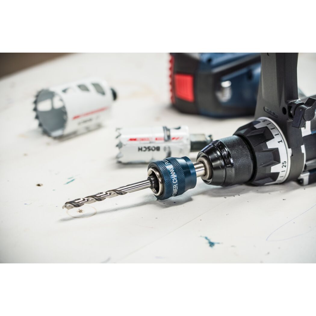 Bohrer mit Power Change Plus Adapter