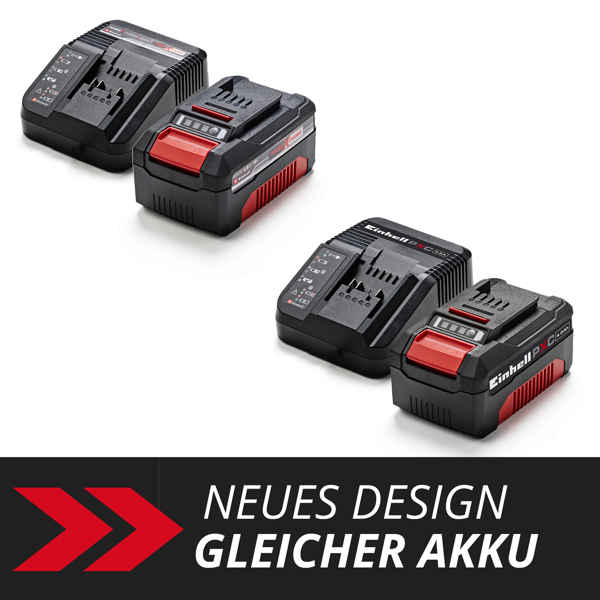 Akku-Starter-Set 'Power X-Change' Ladegerät und Akku 18 V, 4,0 Ah