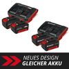 Akku-Starter-Set 'Power X-Change' Ladegerät und 2 x Akku 18 V, 3,0 Ah