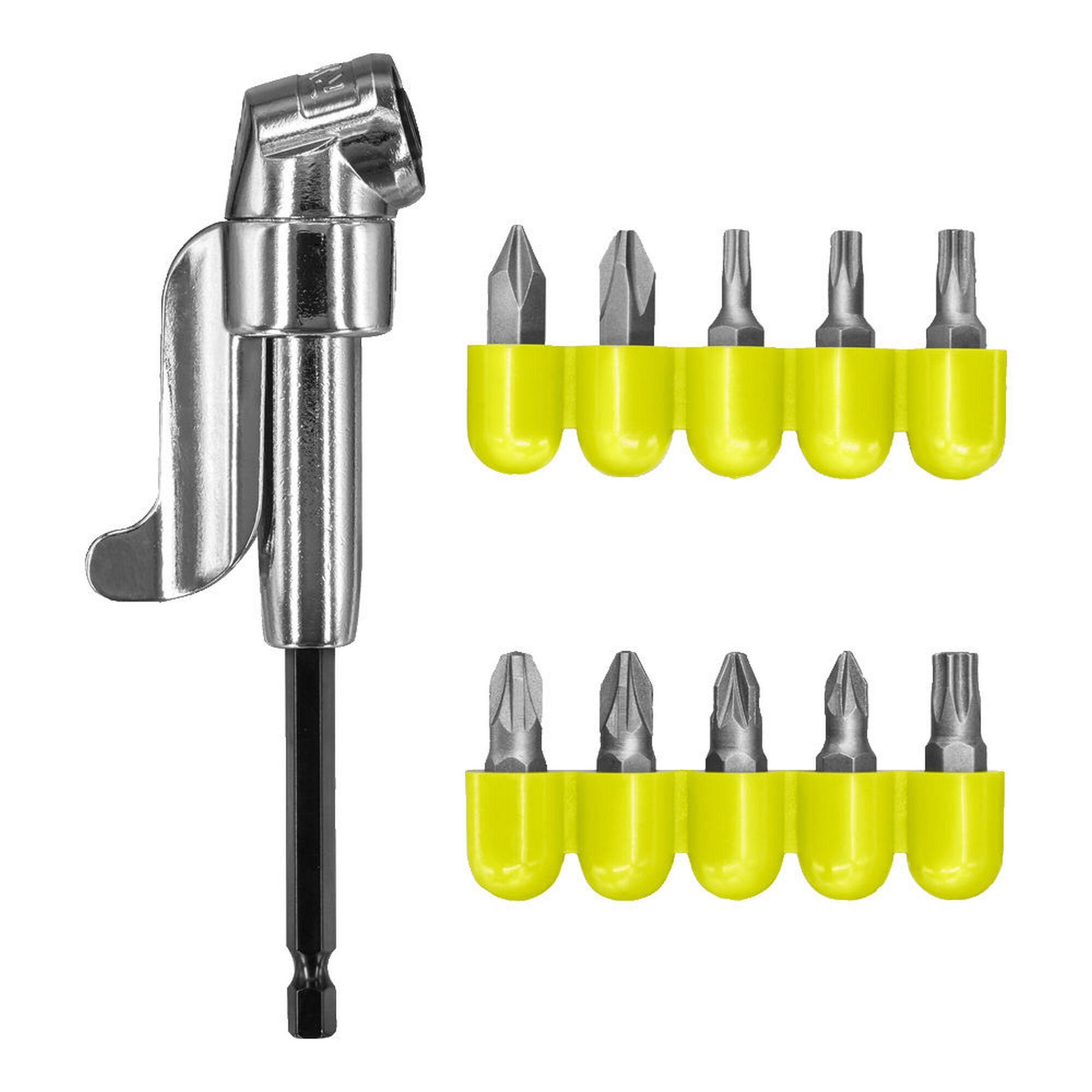 Winkelbohrvorsatz mit Bits