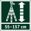 Universalstativ, Höhe 55-157 cm
