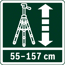 Verkleinertes Bild von Dreibeinstativ 'TT 150' 0,55 - 1,57 m