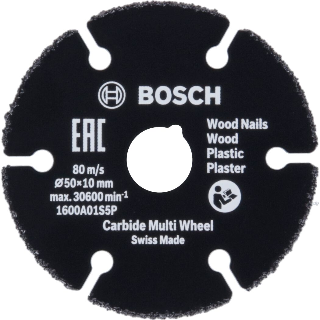 Schwarze Hartmetall-Multi-Trennscheibe von Bosch
