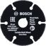Schwarze Hartmetall-Multi-Trennscheibe von Bosch