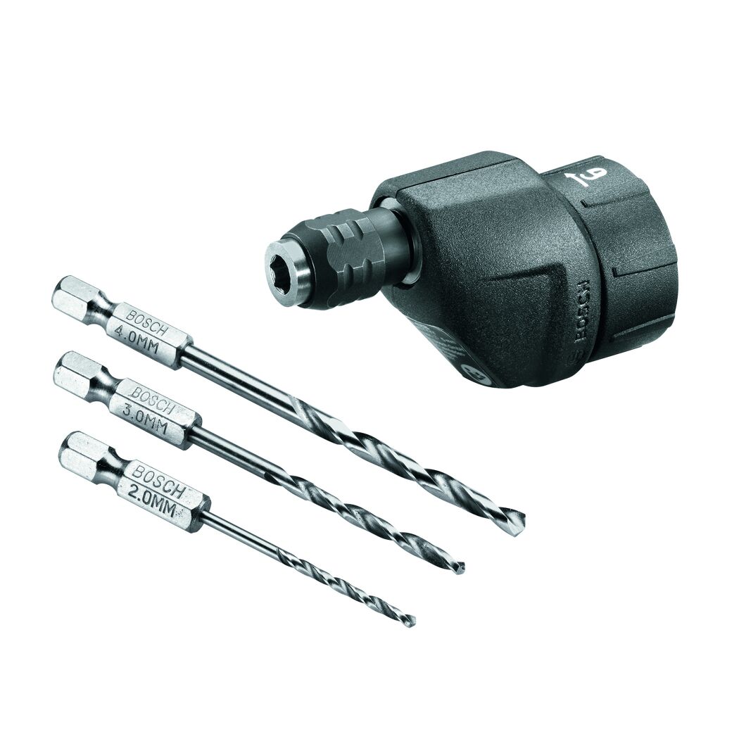 Bosch Bohraufsatz mit Bohrer und Bits