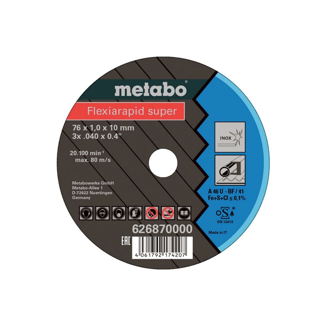 Metabo Flexiarapid Super Trennscheibe