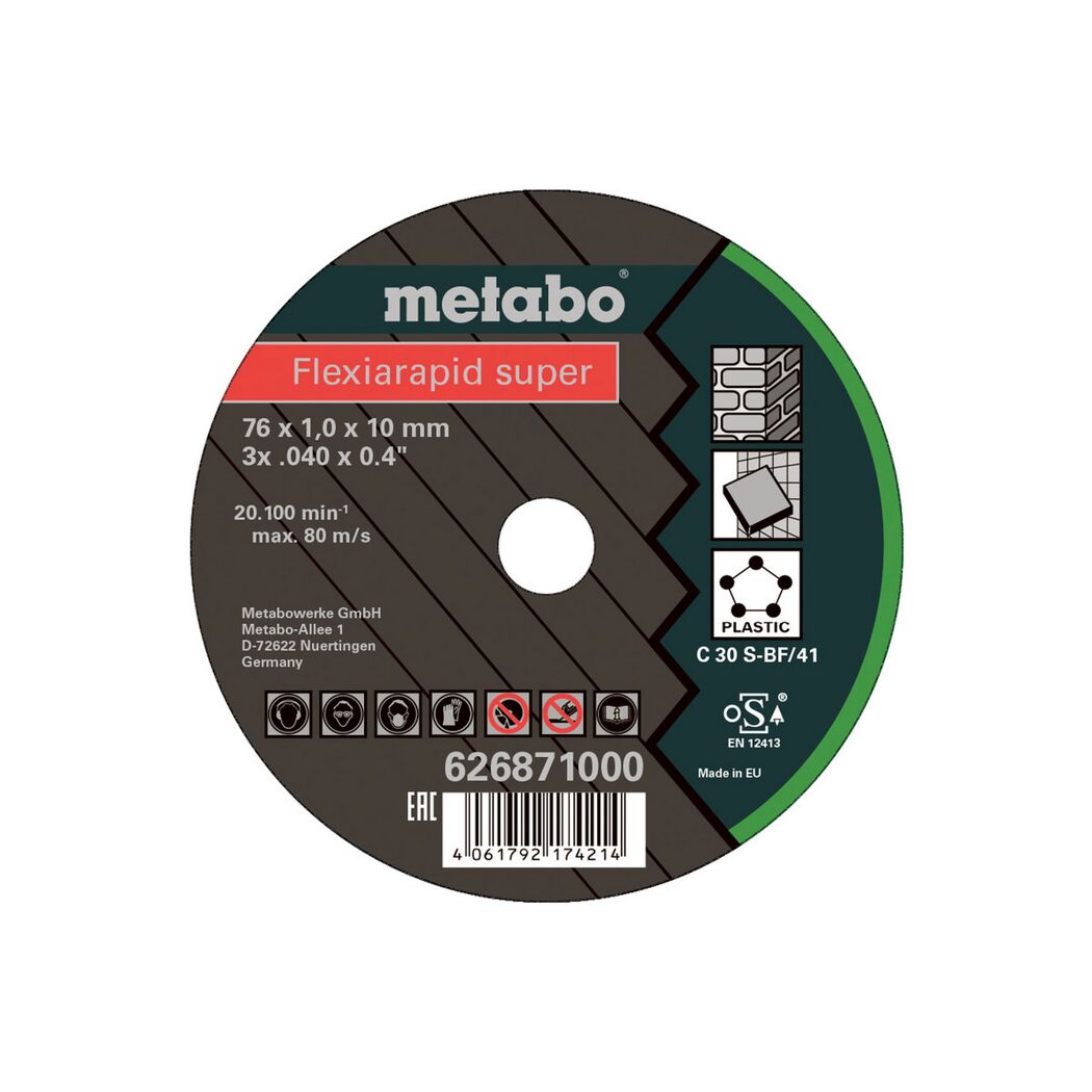 Metabo Flexiarapid super Diamanttrennscheibe