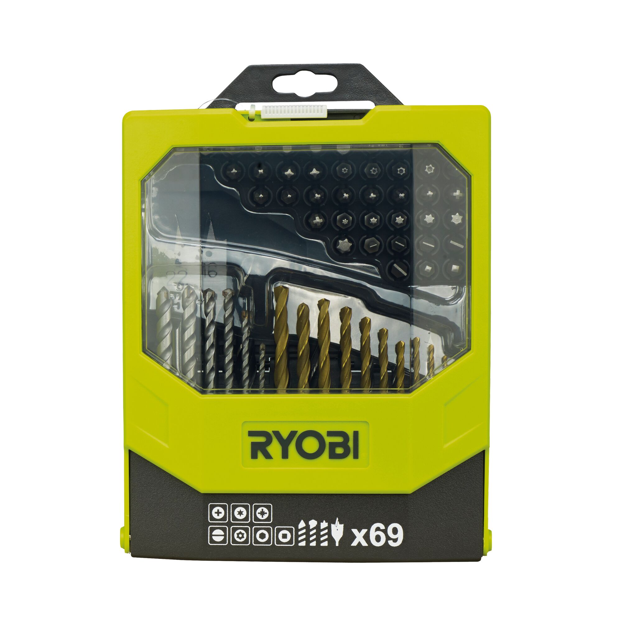 RYOBI Bohrer-Set 69-teilig