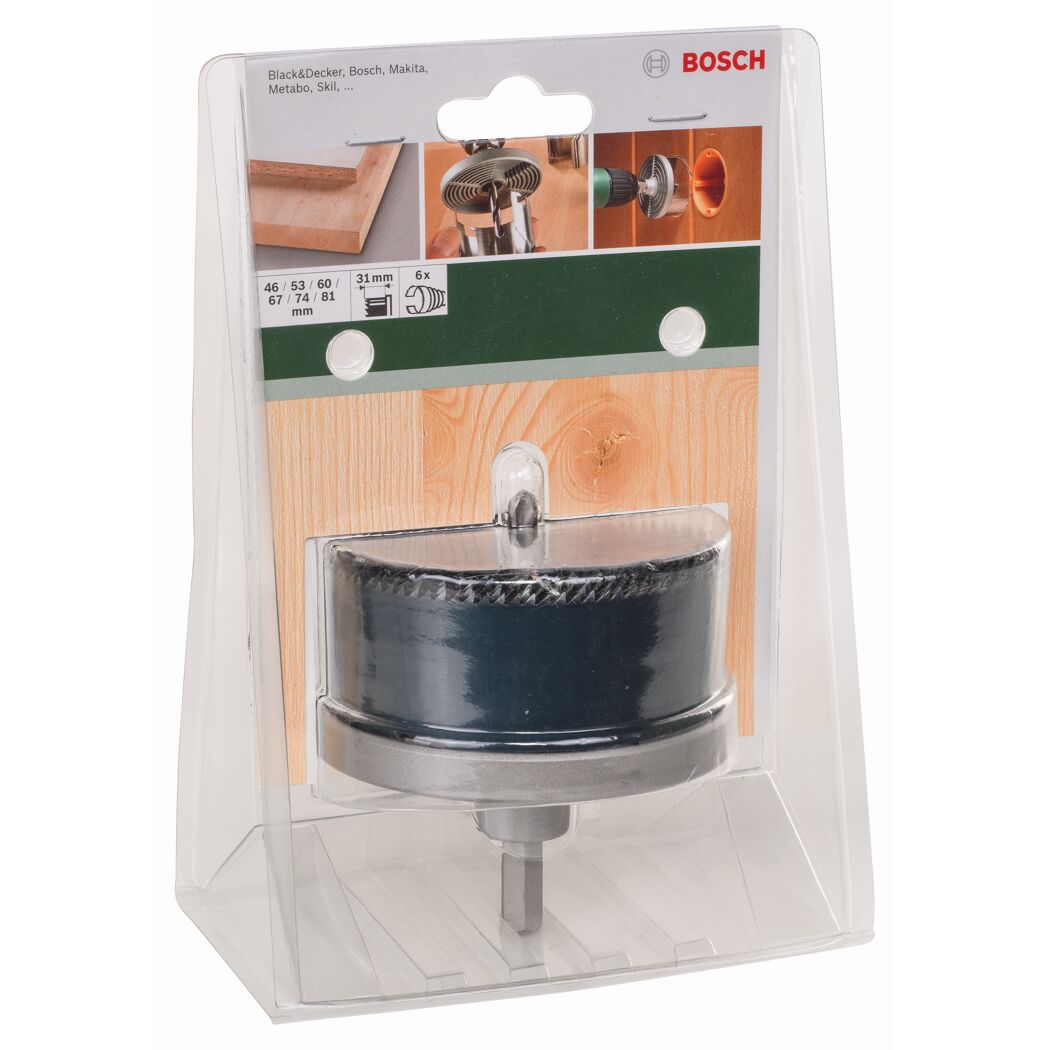 Lochsägen-Set Ø 46-81 mm 6-teilig