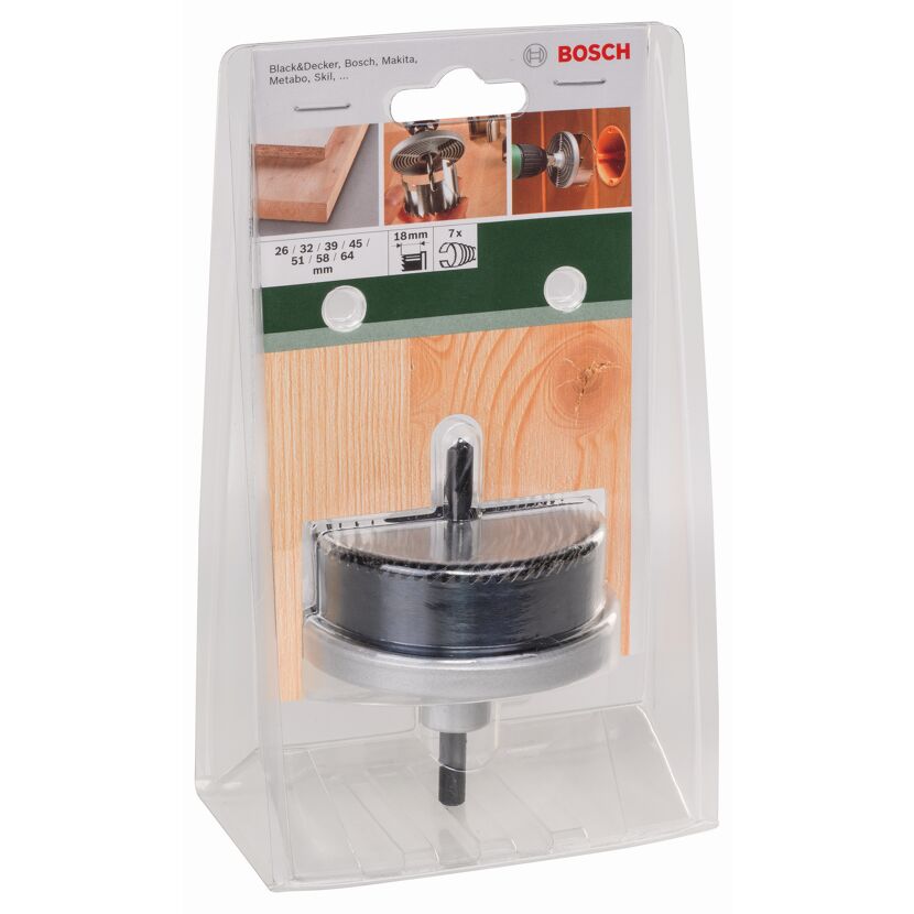 Lochsägen-Set Ø 26-64 mm 7-teilig