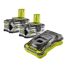 Zwei Akkus und ein Ladegerät von Ryobi
