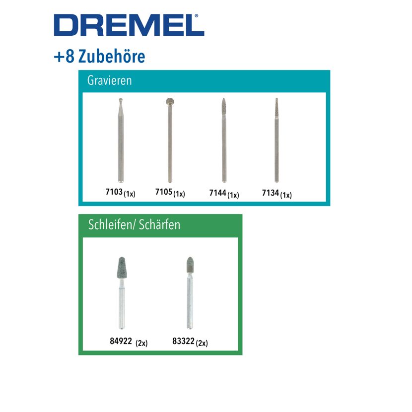 Dremel Gravier- und Schleifzubehör
