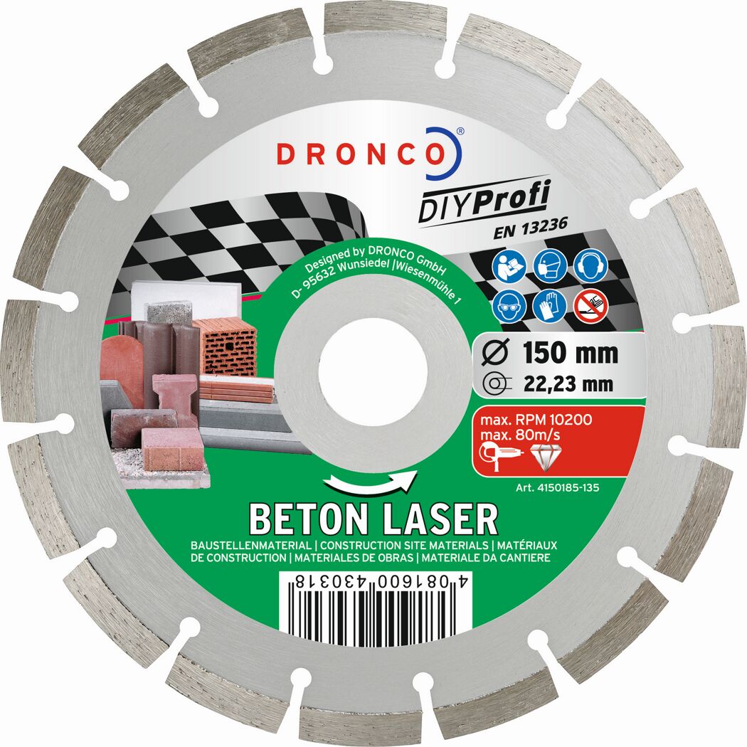 Diamant-Trennscheibe Beton Ø 150 mm