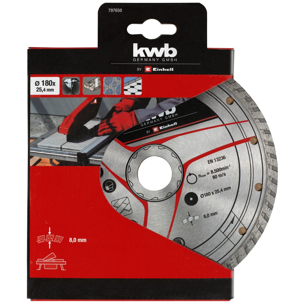 kwb Diamant-Trennscheibe 180 x 25,4 mm