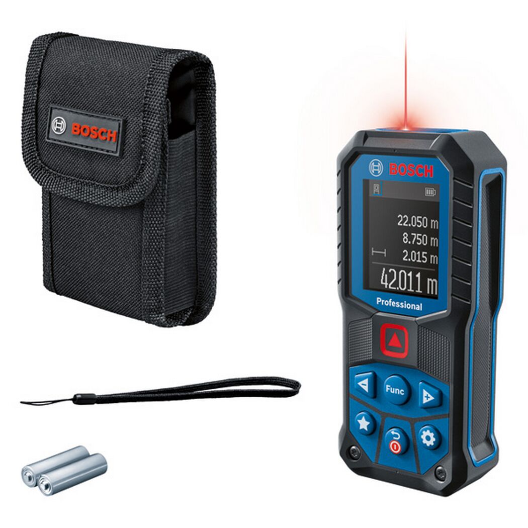 Laser-Entfernungsmesser 'Professional GLM 50-22' mit Schutztasche und Halterung