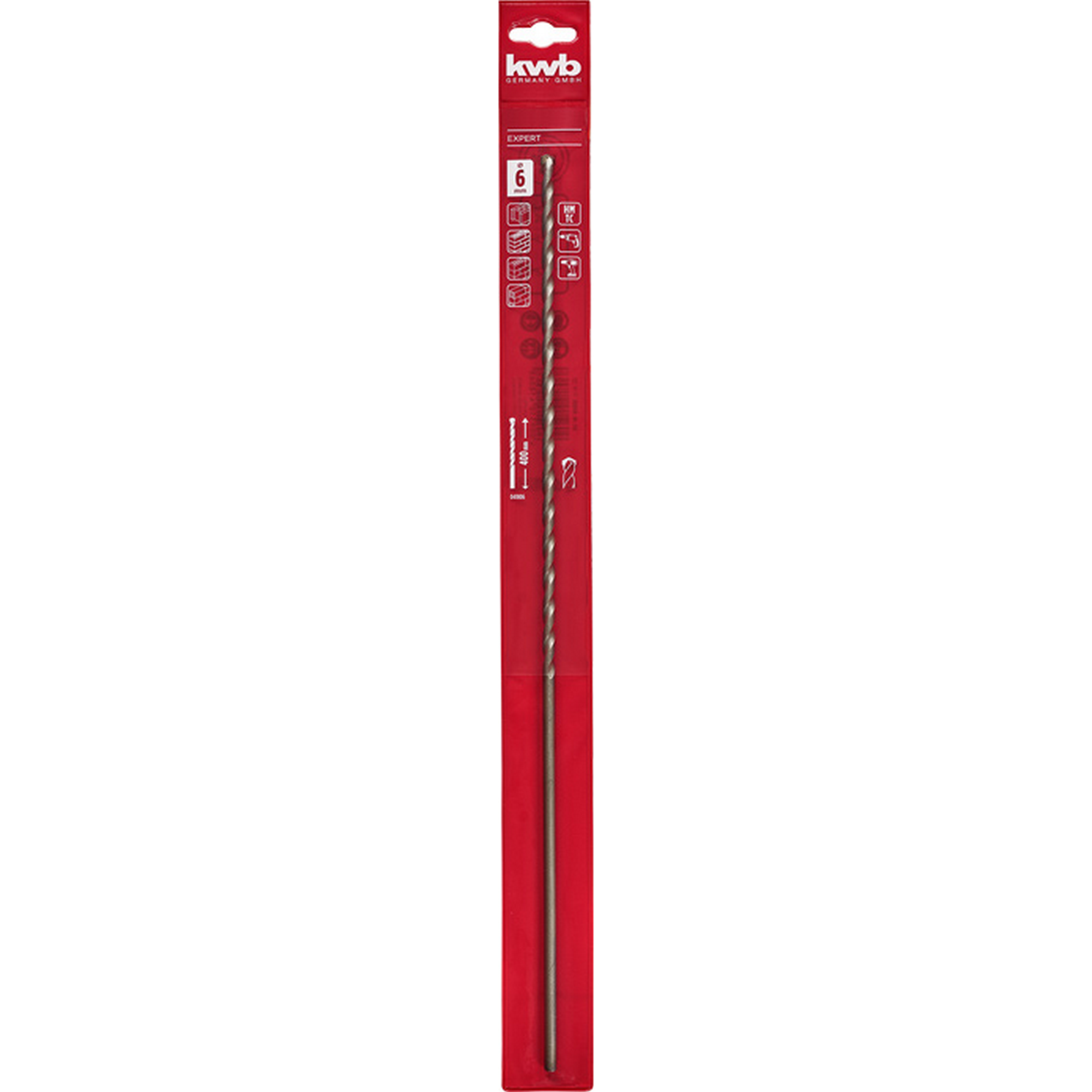 Mauerdurchbruch-Bohrer 'Profi' Ø 6 x 400 mm